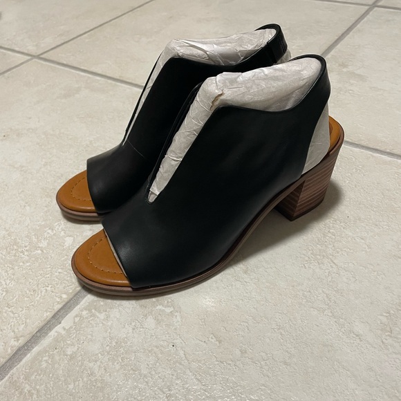 Lucky Brand Shoes - Lucky Brand Black Heeled Boots with Chunky Heel